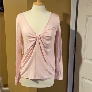 Waterfall front Long Sleeve Top